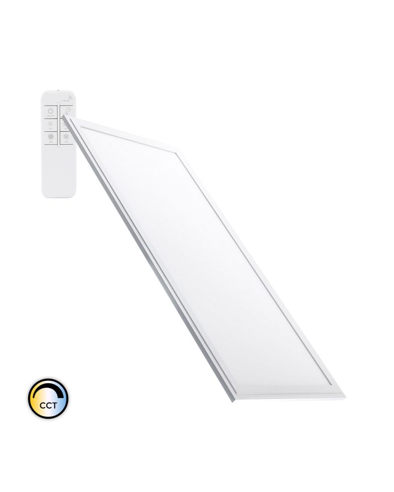 Panneau LED 60x30 cm 24W 2400lm Dimmable CCT Sélectionnable avec Télécommande Panneau LED 60x30 cm 24W 2400lm Dimmable CCT Sélectionnable avec Télécommande