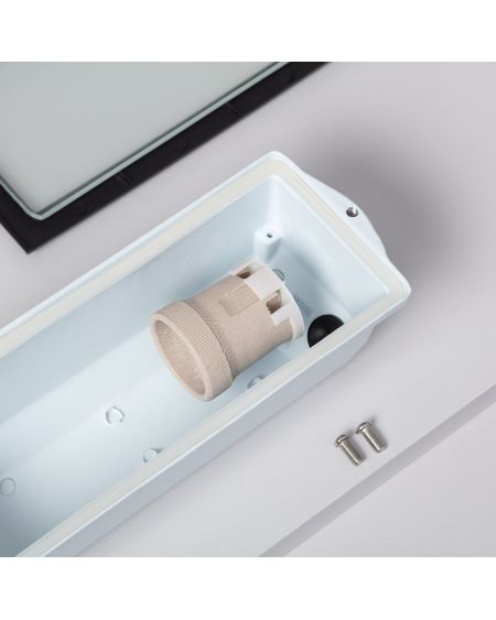 Balise Extérieure Encastrable au Mur pour Ampoules E27