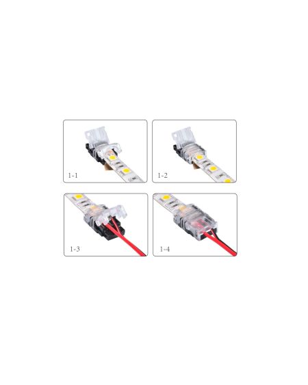 Connecteur Hippo pour Ruban LED Super Étroit de 5mm à câble IP20