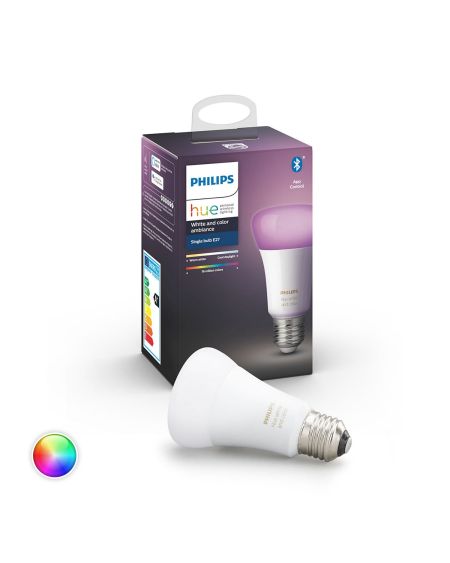 Ampoule LED Intelligente E27 6.5W A60  Hue White Color