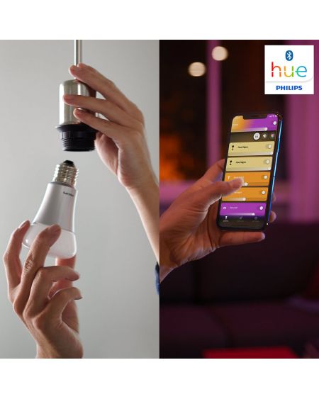 Ampoule LED Intelligente E27 6.5W A60  Hue White Color
