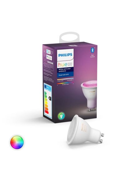 Ampoule LED Intelligente GU10 4.3W 230 lm  Hue White Color