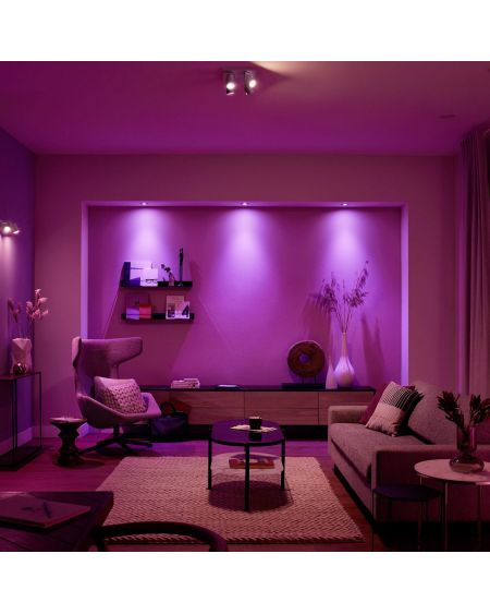 Ampoule LED Intelligente GU10 4.3W 230 lm  Hue White Color