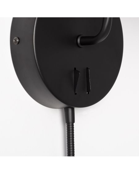 Lampe Murale Métal Kuomba avec Flex LED de Lecture