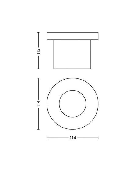 Spot LED Encastrable au Sol LED  Moss 3W IP67