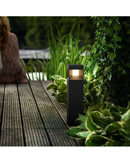 Balise LED Extérieure  8W en Saillie sur Pied 40cm Mini Parterre