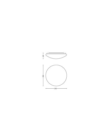 Plafonnier LED  Twirly 17W