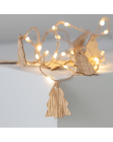 Guirlande LED Tirza de Noël à Piles 2.2m