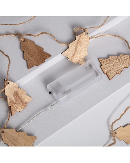 Guirlande LED Tirza de Noël à Piles 2.2m