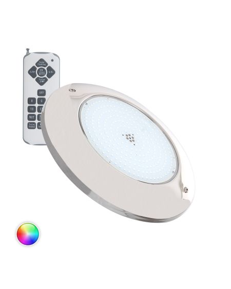 Spot LED Piscine en Saillie Inox RGB Submersible 12V AC IP68 20W