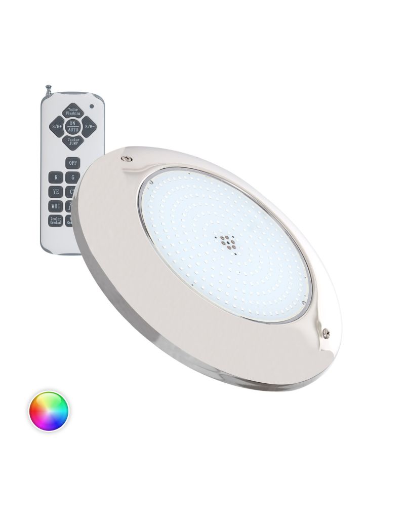 Spot LED Piscine en Saillie Inox RGB Submersible 12V AC IP68 20W