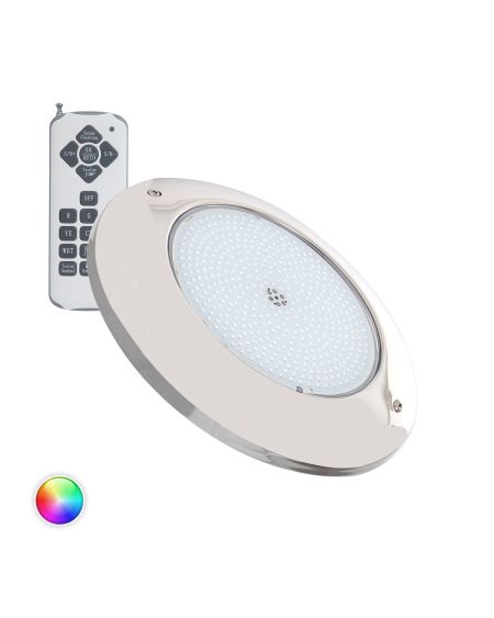 Spot LED Piscine en Saillie Inox RGB Submersible 12V AC IP68 35W
