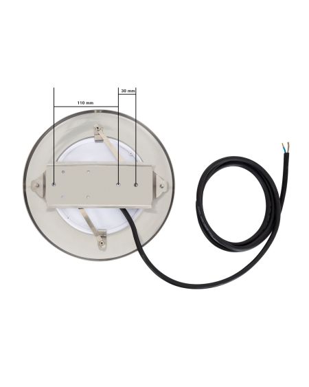 Spot LED Piscine en Saillie Inox RGB Submersible 12V AC IP68 35W