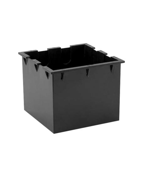 Balise LED Extérieure 20W Encastrable au Mur Micenas Square Gris Urbain LEDS-C4 05-9885-Z5-CL