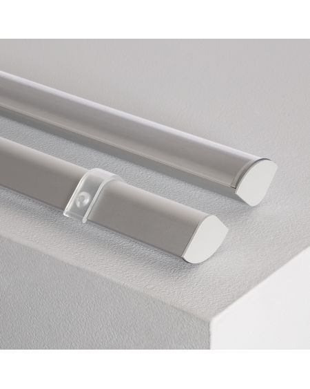 Profilé Aluminium pour Angle avec Capot Continu pour Ruban LED jusqu'à 20mm