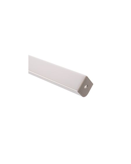 Profilé Aluminium pour Angle avec Capot Continu pour Ruban LED jusqu'à 20mm