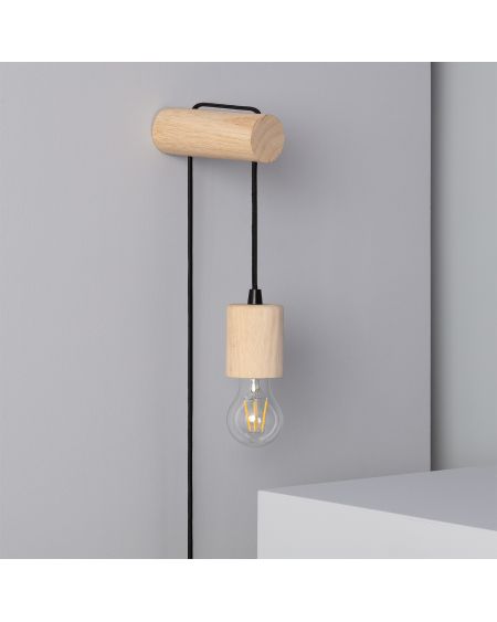 Lampe Murale Bois Torse