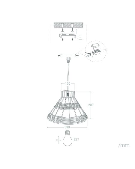 Suspension Rotin Wasari
