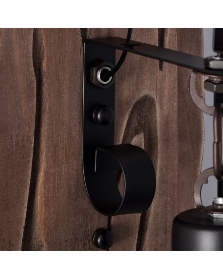 Lampe Murale Bois et Métal Fanala