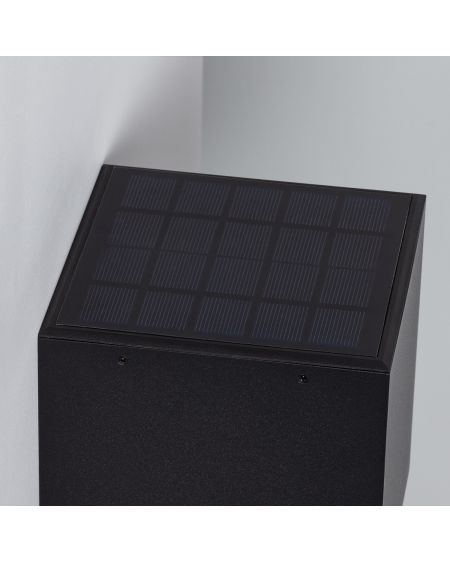 Applique Murale LED Extérieure Solaire Rabat avec Détecteur de Mouvement Radar IP65