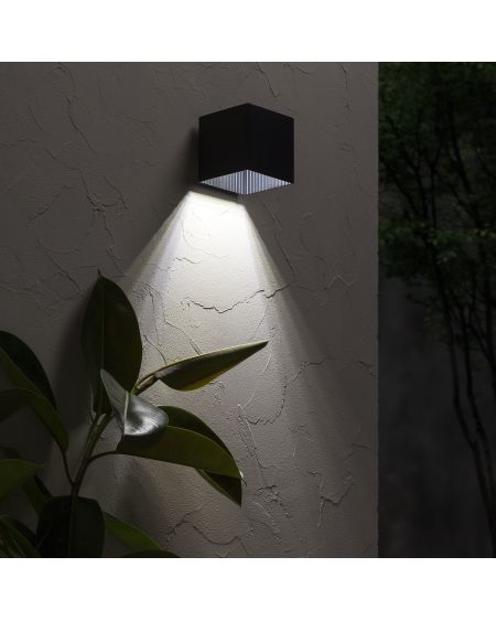 Applique Murale LED Extérieure Solaire Rabat avec Détecteur de Mouvement Radar IP65