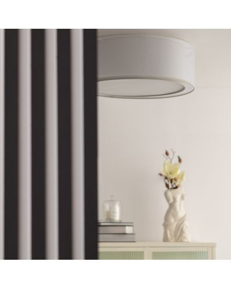 Plafonnier Rond Tissus Navoi Ø500 mm