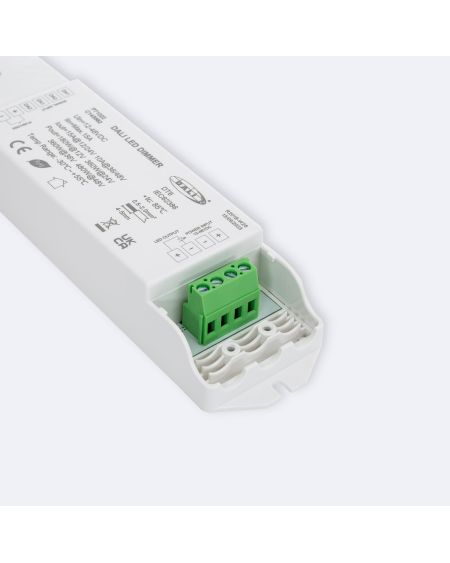 Driver Dimmable DALI 1 Canal pour Ruban LED Monochrome 12-48V Compatible avec Bouton-Poussoir