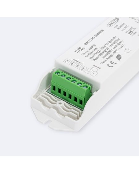 Driver Dimmable DALI 1 Canal pour Ruban LED Monochrome 12-48V Compatible avec Bouton-Poussoir