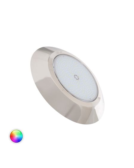 Spot LED Piscine en Saillie Inox RGBW Submersible 12V DC IP68 24W