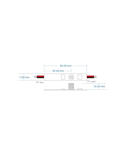 Mini-Interrupteur Tactile pour Ruban LED