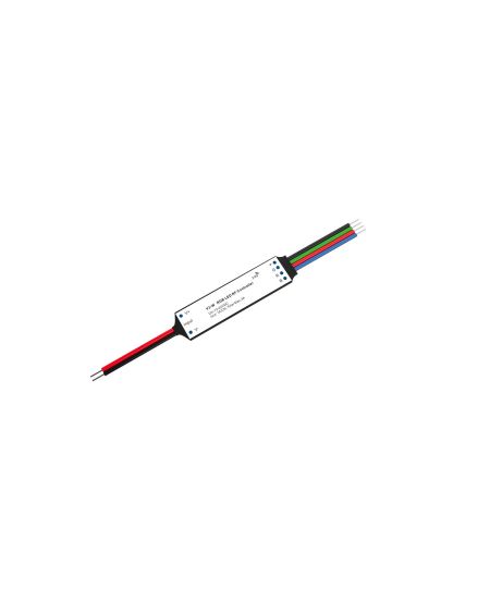 Mini Contrôleur Variateur Ruban LED 12/24V DC RGB compatible avec Télécommande RF