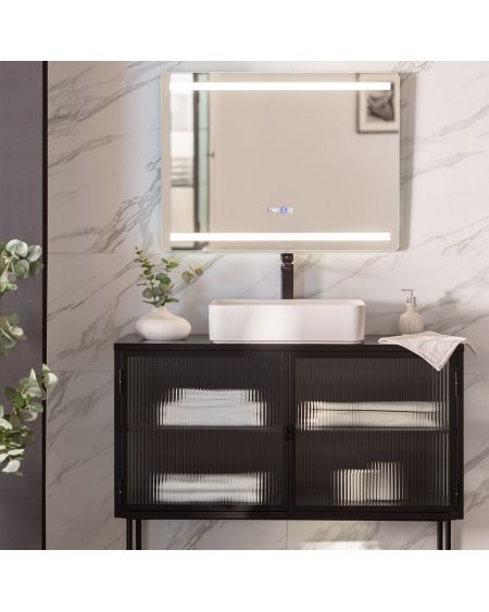 Miroir Salle de Bain avec Éclairage LED Anti-buée Tahiti 60x80cm