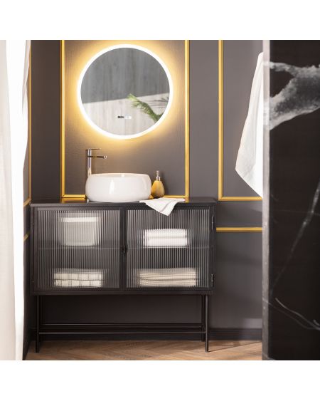 Miroir Salle de Bain avec Éclairage LED Anti-buée Palolem Ø60cm