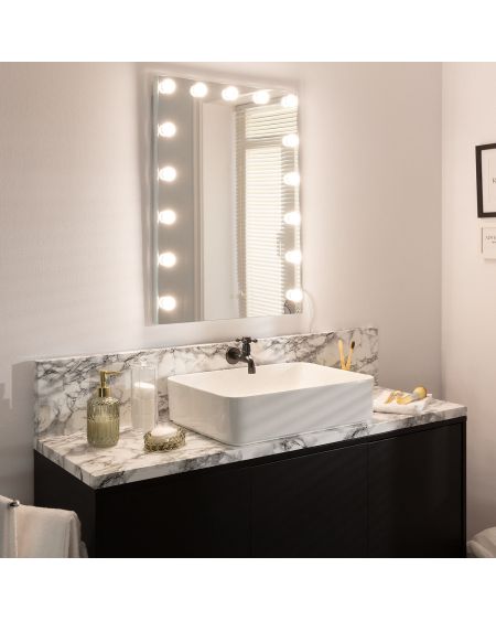 Miroir Salle de Bain avec Éclairage LED Essauira 70x50cm