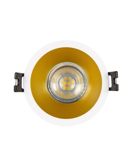 Collerette Downlight Conique Reflect pour Ampoule LED GU10 / GU5.3 Coupe Ø 75mm