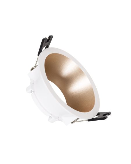 Collerette Downlight Conique Reflect pour Ampoule LED GU10 / GU5.3 Coupe Ø 75mm