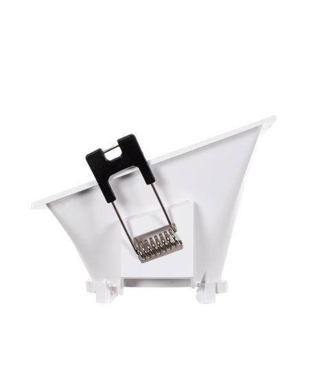 Collerette Downlight Carrée 45º Faible UGR pour Ampoule LED GU10/GU5.3 Coupe 85 x 85mm