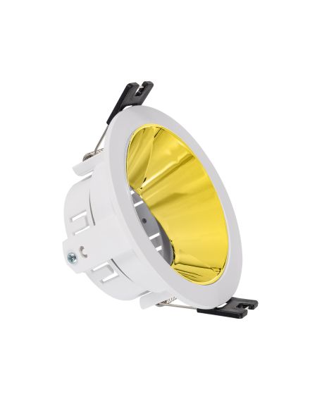 Collerette Downlight Conique Reflect pour Ampoule LED GU10/ GU5.3 Coupe Ø 75mm