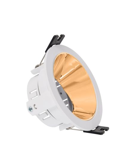 Collerette Downlight Conique Reflect pour Ampoule LED GU10/ GU5.3 Coupe Ø 75mm