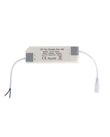 Panneau LED 120x30 cm Dimmable 40W 4000lm Microprismatique (UGR19)