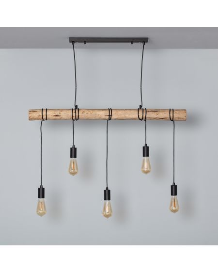 Suspension Métal et Bois Yagis