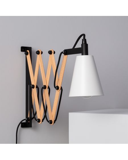 Lampe Murale Bois et Métal Ponga