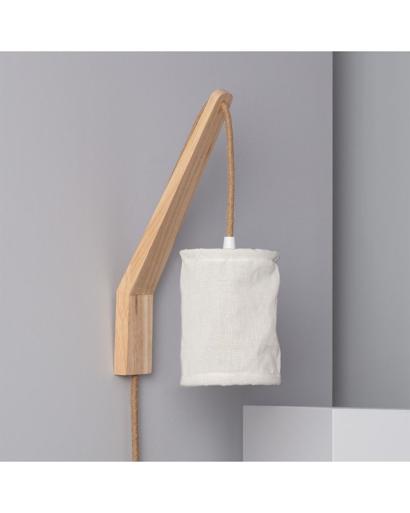 Lampe Murale Bois et Métal Kanzu Lampe Murale Bois et Métal Kanzu