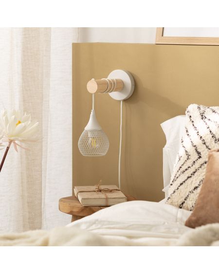 Lampe Murale Bois et Métal Monah