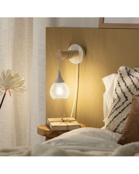 Lampe Murale Bois et Métal Monah