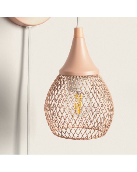 Lampe Murale Bois et Métal Monah