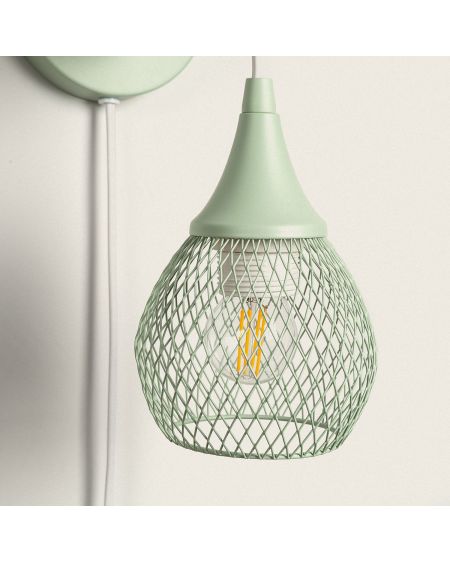 Lampe Murale Bois et Métal Monah