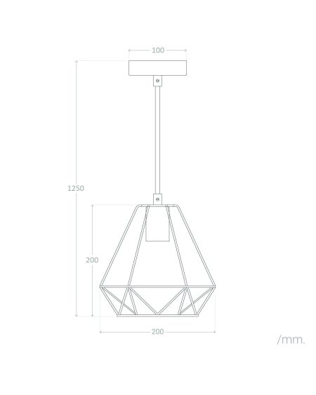 Suspension Métal Sardo