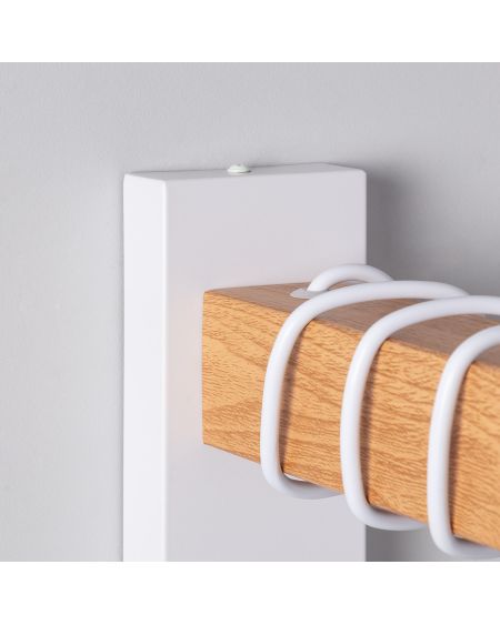 Lampe Murale Métal et Bois Sardo