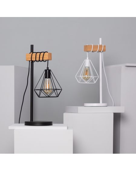 Lampe à Poser Bois et Métal Sardo